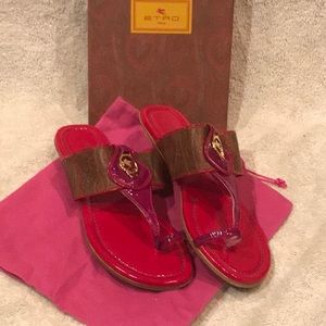 Etro Venice Vogue Sandals Never Worn